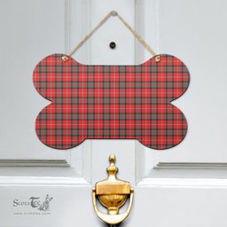 Scottish Stuart of Bute Clan Tartan Door Sign - Classic Scottish Plaid Tartan Plaid