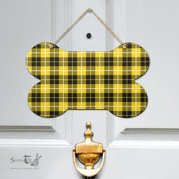 Scottish Barclay Dress Modern Clan Tartan Door Sign - Classic Scottish Plaid Tartan Plaid