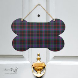Scottish Nairn Clan Tartan Door Sign - Classic Scottish Plaid Tartan Plaid