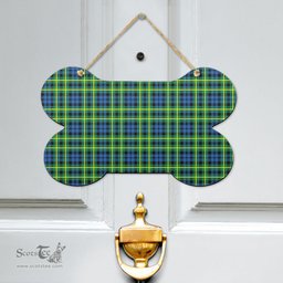 Scottish Campbell of Breadalbane Ancient Clan Tartan Door Sign - Classic Scottish Plaid Tartan Plaid