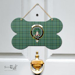 Scottish Ross Hunting Ancient Clan Tartan Door Sign - Crest Classic Scottish Plaid Tartan Plaid