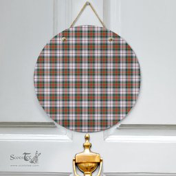Scottish MacDuff Dress Ancient Clan Tartan Door Sign - Classic Scottish Plaid Tartan Plaid