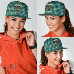 Scottish Graham of Montrose Ancient Clan Tartan Snapback Hat - Crest Classic Scottish Plaid Tartan Plaid