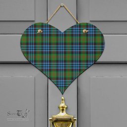 Scottish Newlands of Lauriston Clan Tartan Door Sign - Classic Scottish Plaid Tartan Plaid