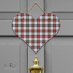 Scottish MacDuff Dress Modern Clan Tartan Door Sign - Classic Scottish Plaid Tartan Plaid