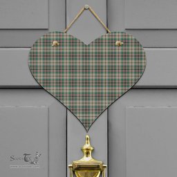 Scottish Craig Ancient Clan Tartan Door Sign - Classic Scottish Plaid Tartan Plaid