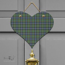 Scottish Cochrane Ancient Clan Tartan Door Sign - Classic Scottish Plaid Tartan Plaid