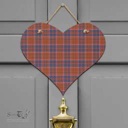 Scottish Cameron of Lochiel Ancient Clan Tartan Door Sign - Classic Scottish Plaid Tartan Plaid