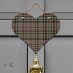 Scottish Cumming Hunting Ancient Clan Tartan Door Sign - Classic Scottish Plaid Tartan Plaid