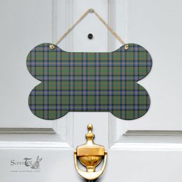 Scottish Cochrane Ancient Clan Tartan Door Sign - Classic Scottish Plaid Tartan Plaid
