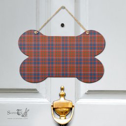 Scottish Cameron of Lochiel Ancient Clan Tartan Door Sign - Classic Scottish Plaid Tartan Plaid