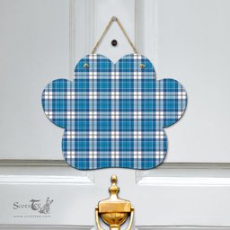 Scottish Roberton Clan Tartan Door Sign - Classic Scottish Plaid Tartan Plaid