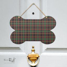 Scottish Cumming Hunting Ancient Clan Tartan Door Sign - Classic Scottish Plaid Tartan Plaid