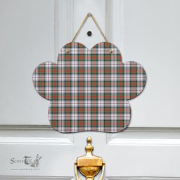 Scottish MacDuff Dress Ancient Clan Tartan Door Sign - Classic Scottish Plaid Tartan Plaid