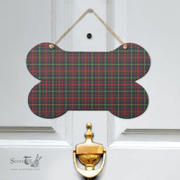 Scottish MacKintosh Hunting Modern Clan Tartan Door Sign - Classic Scottish Plaid Tartan Plaid