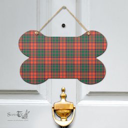 Scottish Stewart of Appin Ancient Clan Tartan Door Sign - Classic Scottish Plaid Tartan Plaid