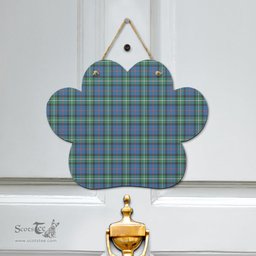 Scottish MacPhail Hunting Ancient Clan Tartan Door Sign - Classic Scottish Plaid Tartan Plaid