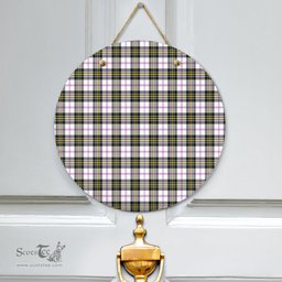 Scottish MacPherson Dress Modern Clan Tartan Door Sign - Classic Scottish Plaid Tartan Plaid