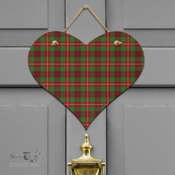 Scottish Ainslie Clan Tartan Door Sign - Classic Scottish Plaid Tartan Plaid