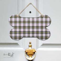 Scottish MacPherson Dress Modern Clan Tartan Door Sign - Classic Scottish Plaid Tartan Plaid