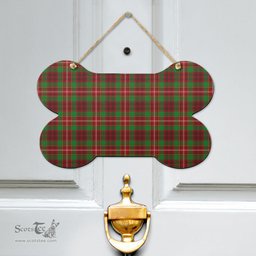 Scottish Ainslie Clan Tartan Door Sign - Classic Scottish Plaid Tartan Plaid