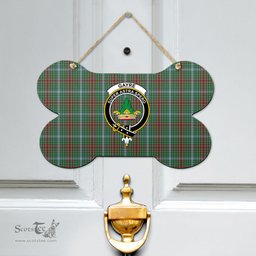 Scottish Gayre Clan Tartan Door Sign - Crest Classic Scottish Plaid Tartan Plaid