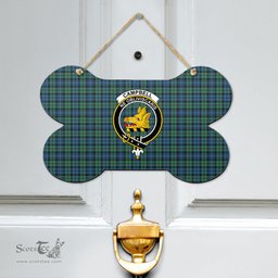 Scottish Campbell Ancient 02 Clan Tartan Door Sign - Crest Classic Scottish Plaid Tartan Plaid