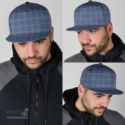 Scottish MacLaine of Loch Buie Hunting Ancient Clan Tartan Snapback Hat - Classic Scottish Plaid Tartan Plaid