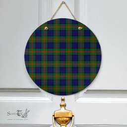 Scottish Dundas Modern 02 Clan Tartan Door Sign - Classic Scottish Plaid Tartan Plaid