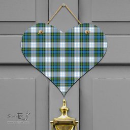Scottish Campbell Dress Clan Tartan Door Sign - Classic Scottish Plaid Tartan Plaid