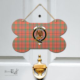 Scottish Munro Ancient Clan Tartan Door Sign - Crest Classic Scottish Plaid Tartan Plaid