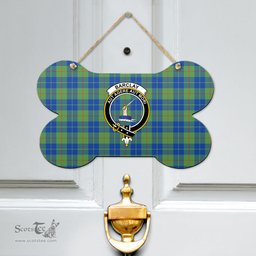 Scottish Barclay Hunting Ancient Clan Tartan Door Sign - Crest Classic Scottish Plaid Tartan Plaid