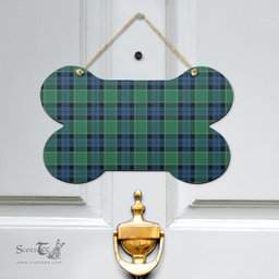 Scottish Graham of Menteith Ancient Clan Tartan Door Sign - Classic Scottish Plaid Tartan Plaid