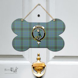 Scottish MacInnes Ancient Clan Tartan Door Sign - Crest Classic Scottish Plaid Tartan Plaid