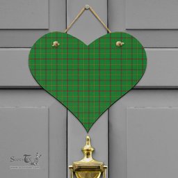 Scottish Tribe of Mar Clan Tartan Door Sign - Classic Scottish Plaid Tartan Plaid