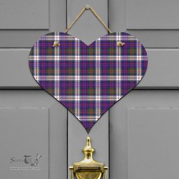 Scottish MacDonald Dress Modern Clan Tartan Door Sign - Classic Scottish Plaid Tartan Plaid