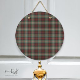Scottish SCOTT BROWN ANCIENT Clan Tartan Door Sign - Classic Scottish Plaid Tartan Plaid