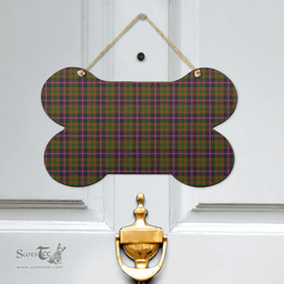 Scottish Cochrane Modern Clan Tartan Door Sign - Classic Scottish Plaid Tartan Plaid