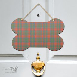 Scottish MacKintosh Ancient Clan Tartan Door Sign - Classic Scottish Plaid Tartan Plaid