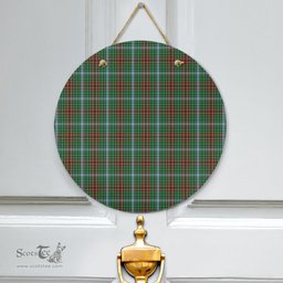 Scottish Gayre Clan Tartan Door Sign - Classic Scottish Plaid Tartan Plaid