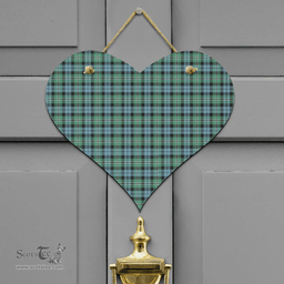 Scottish Melville Clan Tartan Door Sign - Classic Scottish Plaid Tartan Plaid