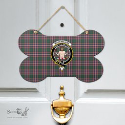 Scottish MacFarlane Hunting Modern Clan Tartan Door Sign - Crest Classic Scottish Plaid Tartan Plaid