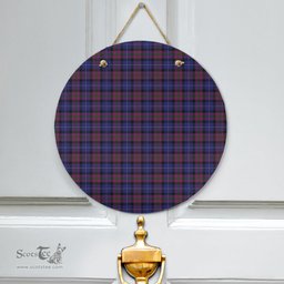 Scottish Pride of Scotland Clan Tartan Door Sign - Classic Scottish Plaid Tartan Plaid