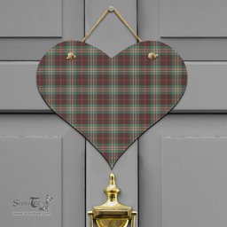 Scottish SCOTT BROWN ANCIENT Clan Tartan Door Sign - Classic Scottish Plaid Tartan Plaid