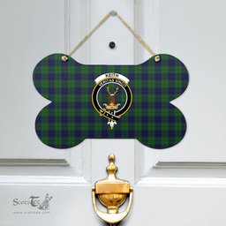 Scottish Keith Modern Clan Tartan Door Sign - Crest Classic Scottish Plaid Tartan Plaid