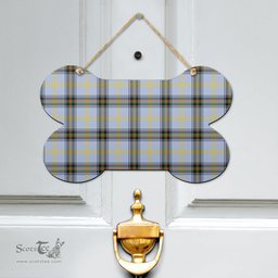 Scottish Bell of the Borders Clan Tartan Door Sign - Classic Scottish Plaid Tartan Plaid