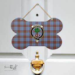 Scottish Anderson Modern Clan Tartan Door Sign - Crest Classic Scottish Plaid Tartan Plaid