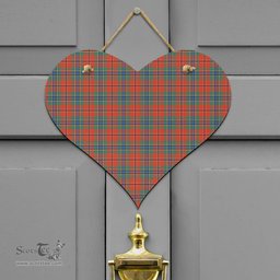 Scottish MacLean of Duart Ancient Clan Tartan Door Sign - Classic Scottish Plaid Tartan Plaid