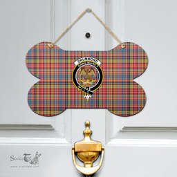 Scottish Drummond of Strathallan Clan Tartan Door Sign - Crest Classic Scottish Plaid Tartan Plaid