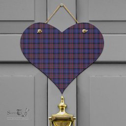 Scottish Pride of Scotland Clan Tartan Door Sign - Classic Scottish Plaid Tartan Plaid